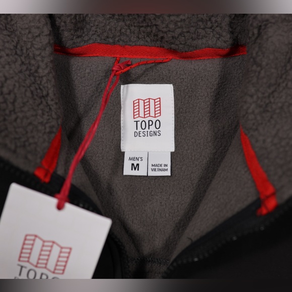 Topo Designs Mens Subalpine Fleece Jacket - Picture 3 of 7